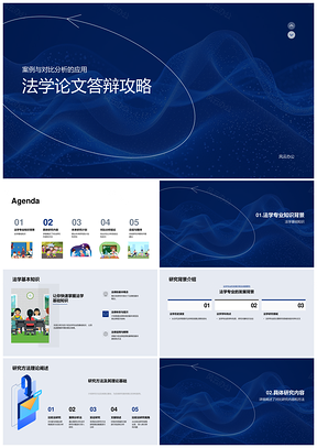 2025法学答辩案例对比研究方法制度解析PPT模板