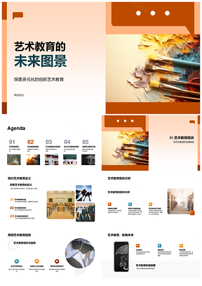 2025艺术教育数字多元创新未来趋势个性教学PPT模板