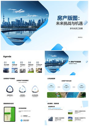 2025房产版图全球战略多元发展未来挑战机遇PPT模板