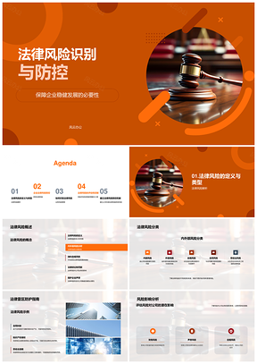 2025企业法律风险识别防控管理稳发展PPT模板
