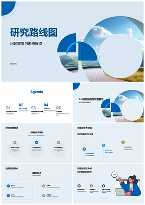 2025研究路线图问题解决方法挑战目标成果展望PPT模板