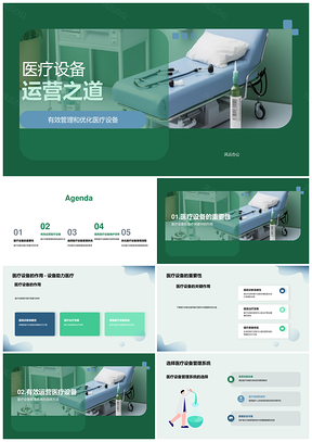 2025医疗设备管理优化医疗保健效率服务PPT模板