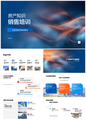 2025房地产销售培训市场分析策略投资供需客户开发投资者PPT模板