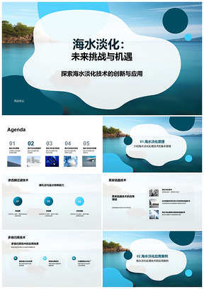 2025海水淡化技术应用与远洋船舶海岛农灌挑战PPT模板