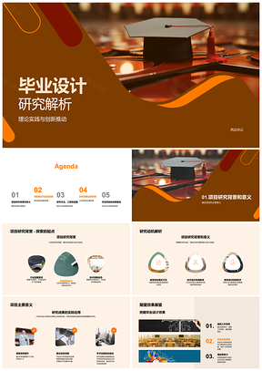 2025毕业设计研究成果影响展望局限应用解析PPT模板