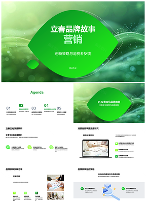 2025立春品牌故事创新策略发展未来展望PPT模板