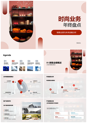 2025时尚业务年终销售数据市场客户反馈战略分析PPT模板