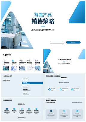2025智医产品医疗改革老龄化疾病防控营销策略PPT模板