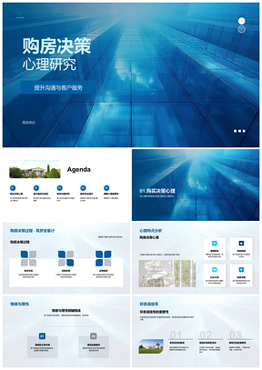 2025购房决策心理客户沟通服务专业提升PPT模板
