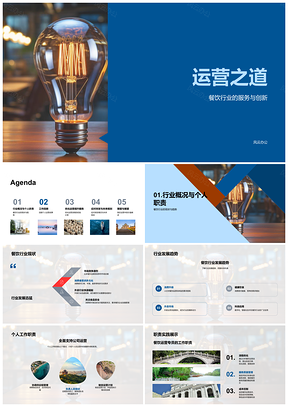 2025餐饮运营服务创新与流程优化趋势PPT模板