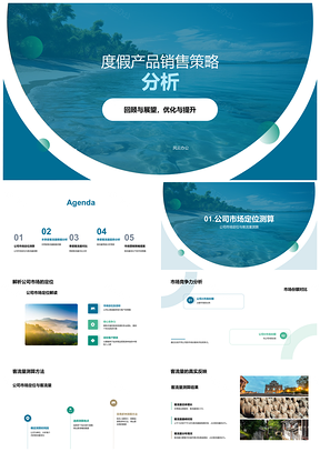 2025热带海滩度假产品市场定位与客流量趋势预测PPT模板