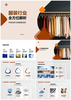 2025服装行业市场动态消费反馈全球竞品产品线策略解析PPT模板