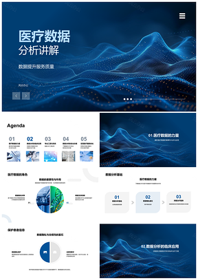 2025医疗数据分析提升服务质量与隐私合规HIPAA疾病管理PPT模板