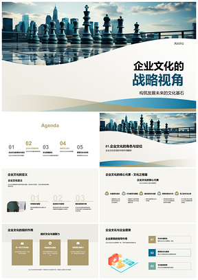 2025企业文化战略核心协同执行内化PPT模板