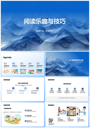 2025阅读乐趣技巧探源故事种类背景姿势节奏聆听PPT模板