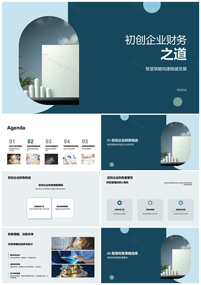 2025初创企业智慧财务策略稳发展PPT模板