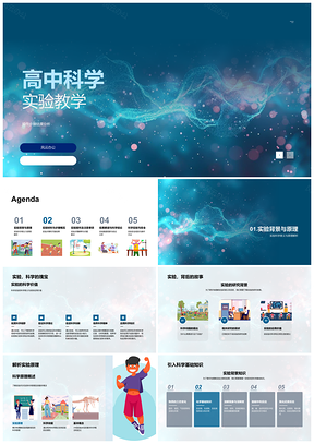 2025高中科学实验操作步骤结果分析原理材料工具问题数据PPT模板
