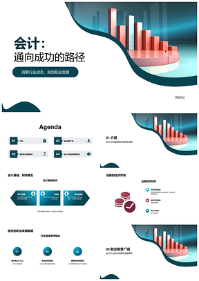 2025会计职业发展趋势与大学生就业前景PPT模板