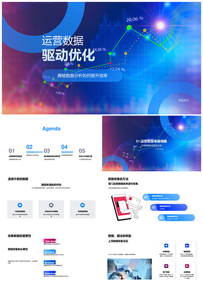 2025数据驱动三维分析提升财会运营效率PPT模板