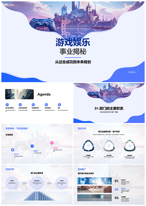 2025游戏娱乐事业未来趋势开发推广用户需求解析PPT模板