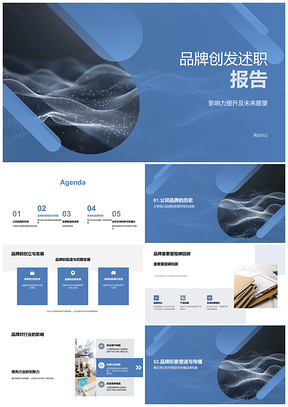 2025品牌创发述职报告影响力提升与未来展望PPT模板
