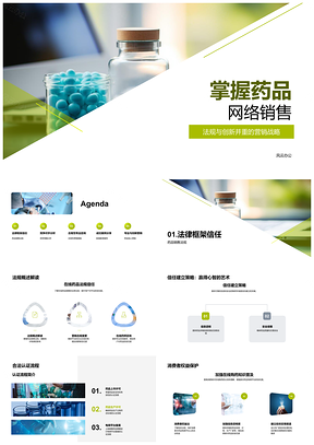 2025生物医疗药品电商合规创新营销策略PPT模板