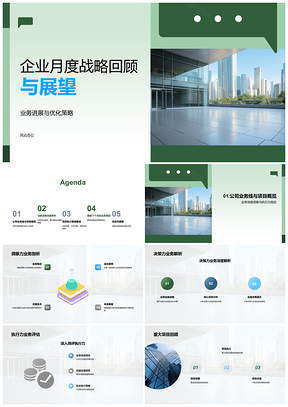 2025企业月战三力驱动项目指标案例策略优化PPT模板