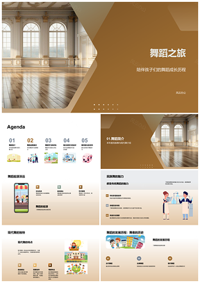 2025民族现代舞成长历程技巧之旅PPT模板
