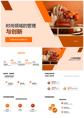 2025时尚品牌管理创新与市场趋势发展PPT模板
