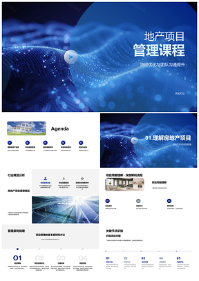 2025房地产开发项目管理流程优化团队沟通风险评估培训PPT模板
