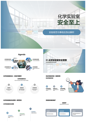 2025化学实验室安全操作规范与设备管理教育PPT模板