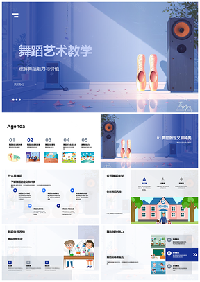 2025舞蹈艺术教学历史文化身心价值探析PPT模板