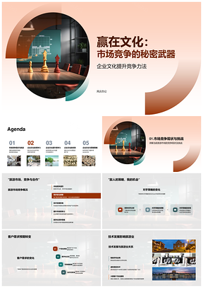2025文旅市场竞胜文化赋能策略新势PPT模板