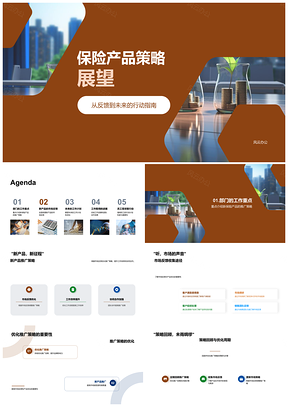 保险产品策略优化推广与市场反馈计划PPT模板