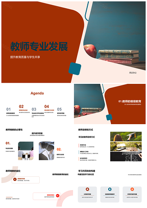 2025教师专业发展共同体助力教育质量提升PPT模板