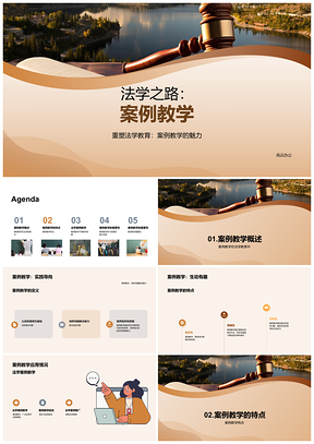 2025案例教学启法学批判综合能力PPT模板