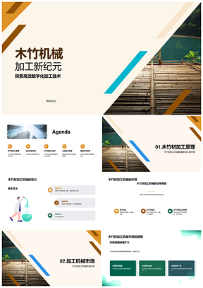 木竹材加工机械发展趋势功能分类与作用PPT模板
