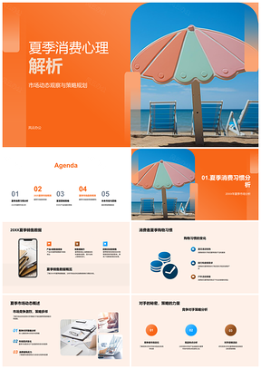 2025夏季消费心理市场趋势策略规划解析PPT模板