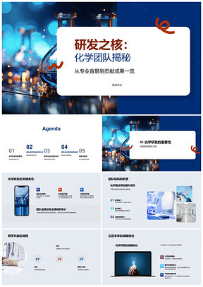 2025化学研发团队架构与创新成果探秘PPT模板