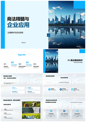 2025商法精要与企业实战法理纠纷治理解析PPT模板