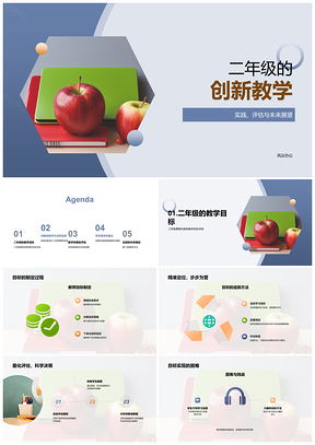 2025二年级游戏化项目教学实践评估展望PPT模板