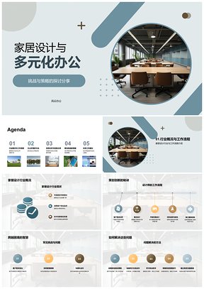 2025家居设计多元办公设计师挑战应对策略PPT模板