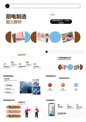 2025工学厨电制造技术及模具设计解析PPT模板