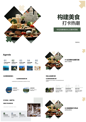 2025春节社交营销引爆年轻消费美食打卡创新菜品优惠促销量攀升PPT模板