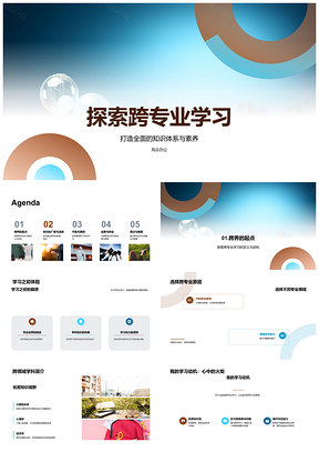 2025跨专业学习构建知识体系提升能力PPT模板