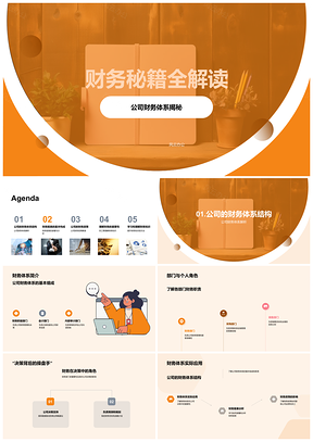 财务经理必修公司财务体系报表全解PPT模板