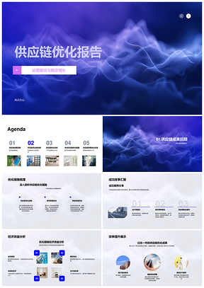 家居供应链智能优化稳效提升案例报告PPT模板