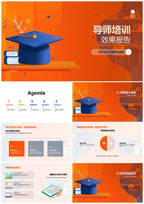 2025导师培训效果报告硕士指导研究技能学习特征责任影响PPT模板
