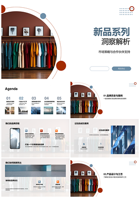 2025新品系列市场策略合作伙伴品牌设计工艺成功案例洞察PPT模板
