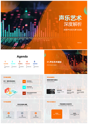 声乐艺术历史教学表现手法解析PPT模板